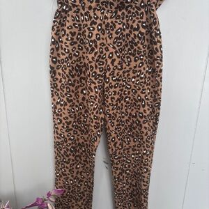 Leopard Print Pants